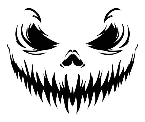 halloween spooky faces|spooky face template.